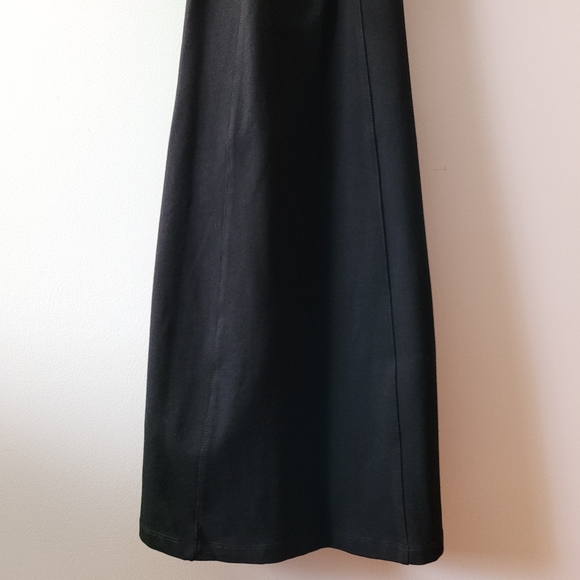 Women's Black Ruffle T-back Bodycon Mini Dress - Picture 5 of 7